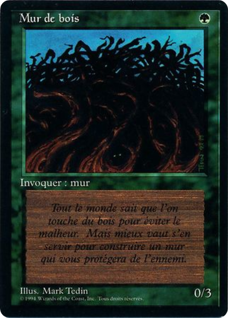 Wall of Wood [Foreign Black Border]