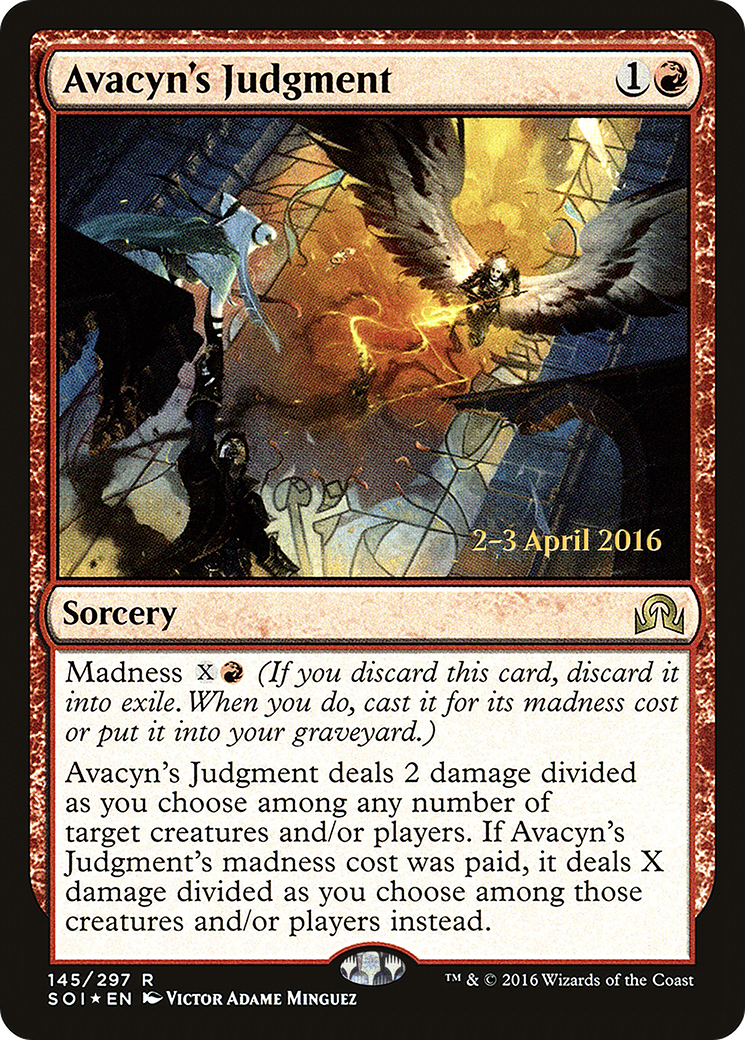 Avacyn's Judgment [Shadows over Innistrad Prerelease Promos] | Silver Goblin