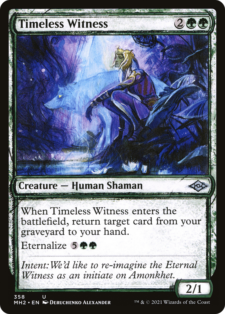 Timeless Witness (Sketch) [Modern Horizons 2] | Silver Goblin