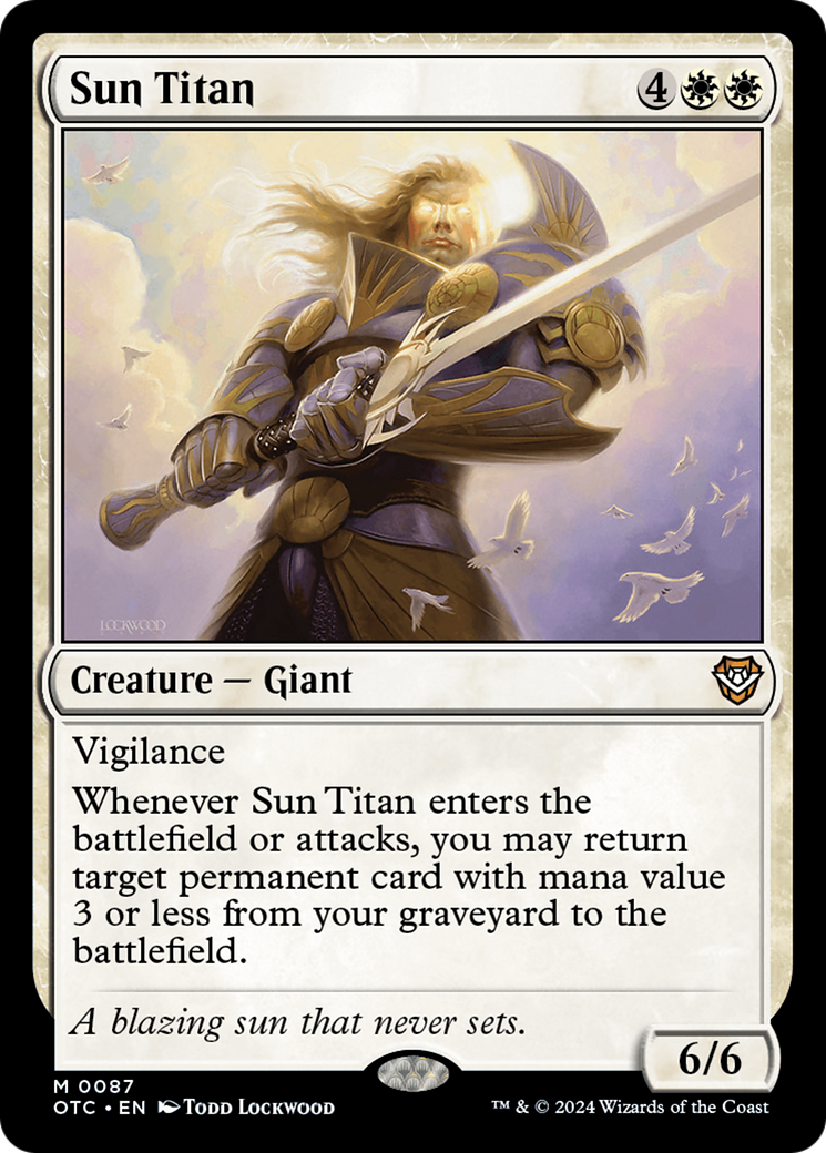 Sun Titan [Outlaws of Thunder Junction Commander] | Silver Goblin
