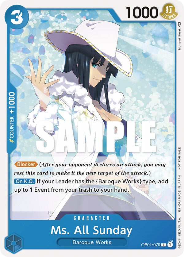Ms. All Sunday (Promotion Pack 2023) [One Piece Promotion Cards] | Silver Goblin