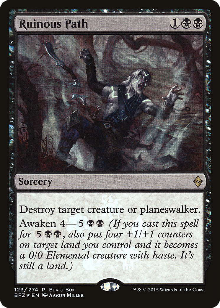 Ruinous Path (Buy-A-Box) [Battle for Zendikar Promos]