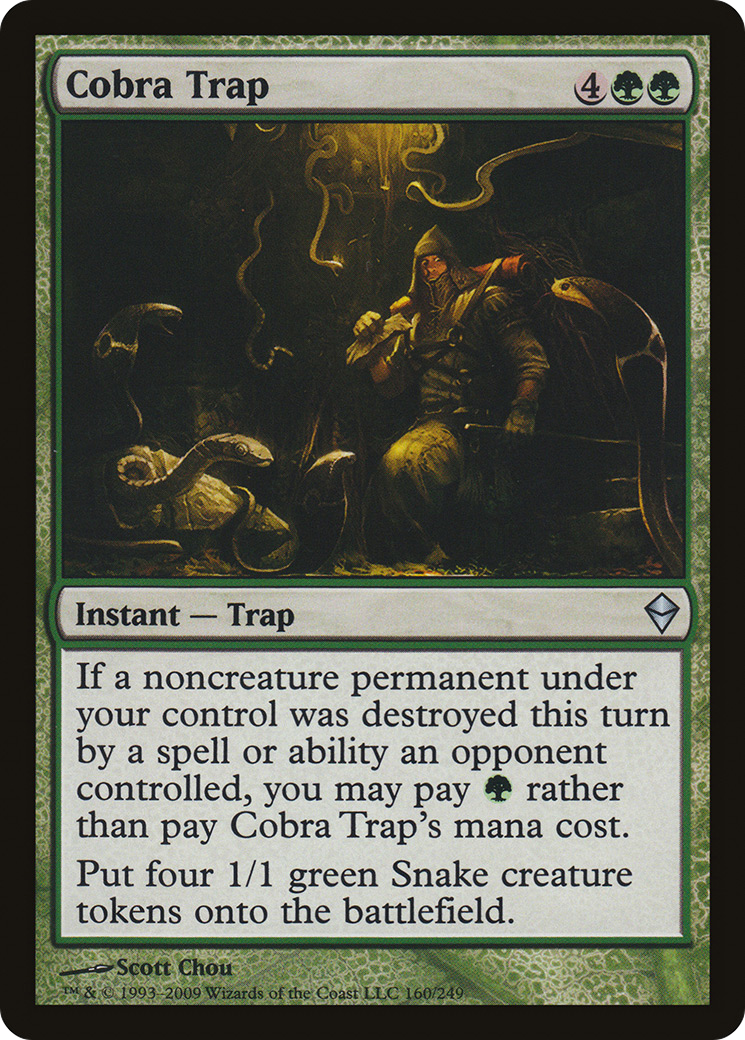 Cobra Trap [Zendikar] Foil
