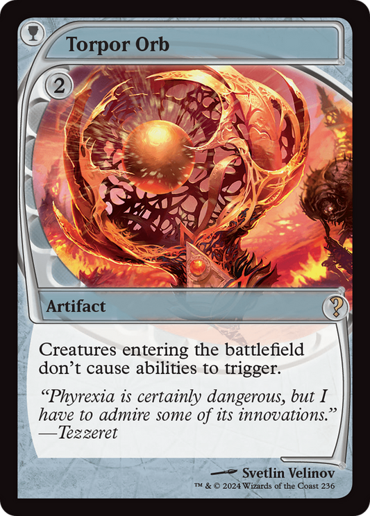 Torpor Orb (Future Sight) [Mystery Booster 2] Foil