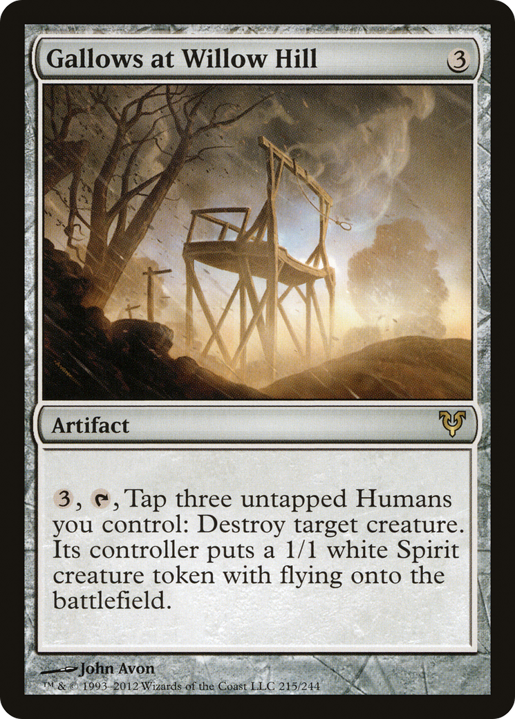 Gallows at Willow Hill [Avacyn Restored] Foil