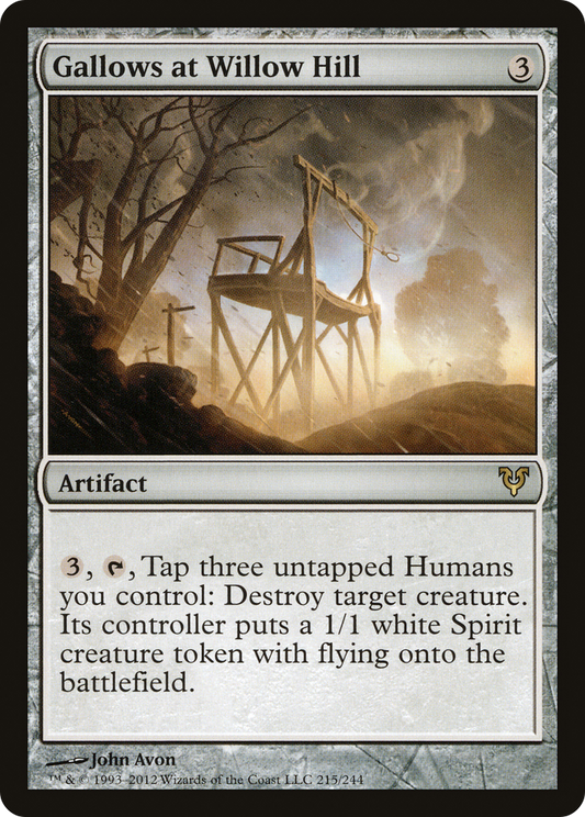 Gallows at Willow Hill [Avacyn Restored] Foil