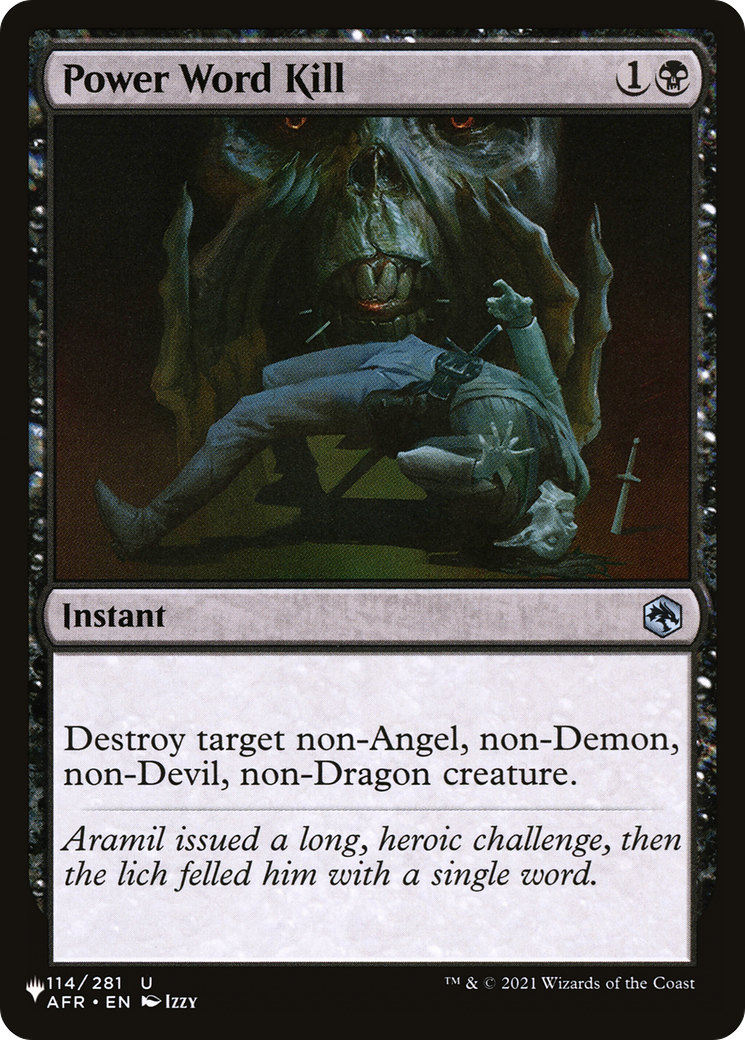 Power Word Kill (AFR-114)