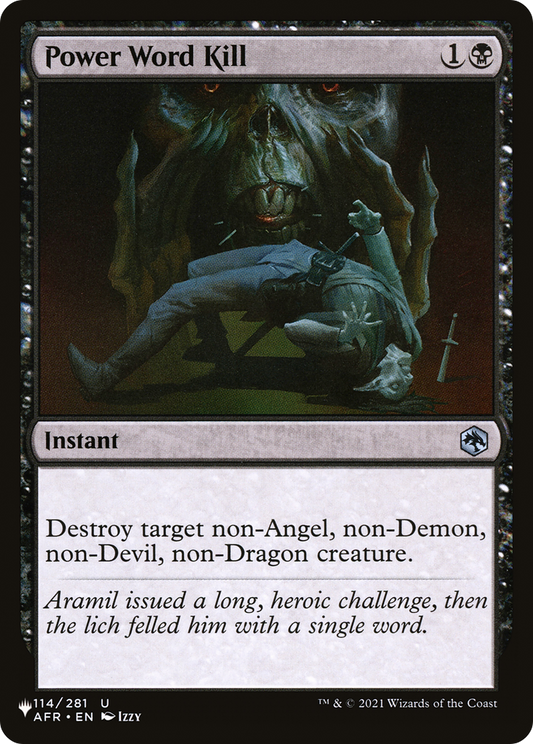 Power Word Kill (AFR-114)