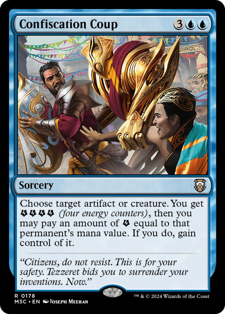 Confiscation Coup (Ripple Foil) [Modern Horizons 3 Commander] | Silver Goblin