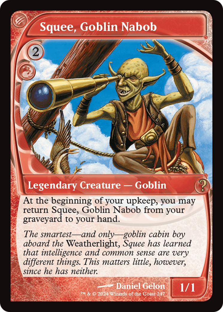 Squee, Goblin Nabob (Future Sight) [Mystery Booster 2] | Silver Goblin