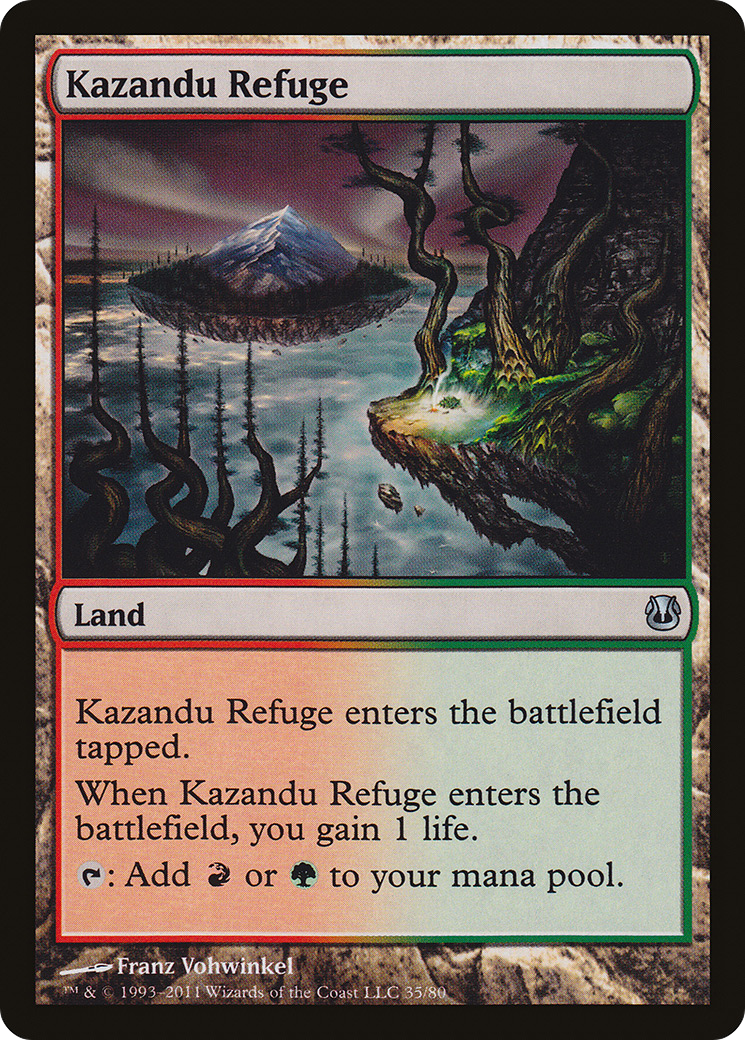 Kazandu Refuge [Duel Decks: Ajani vs. Nicol Bolas] | Silver Goblin