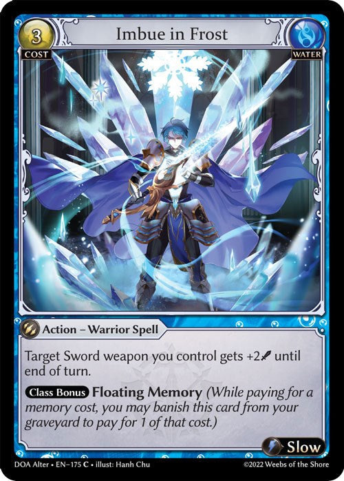 Imbue in Frost (175) [Dawn of Ashes: Alter Edition] Foil