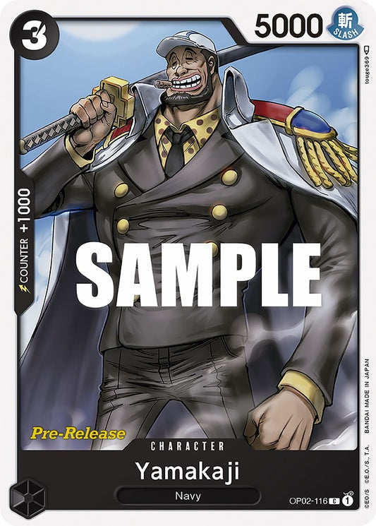 Yamakaji  (OP02-116) - Paramount War Pre-Release Cards