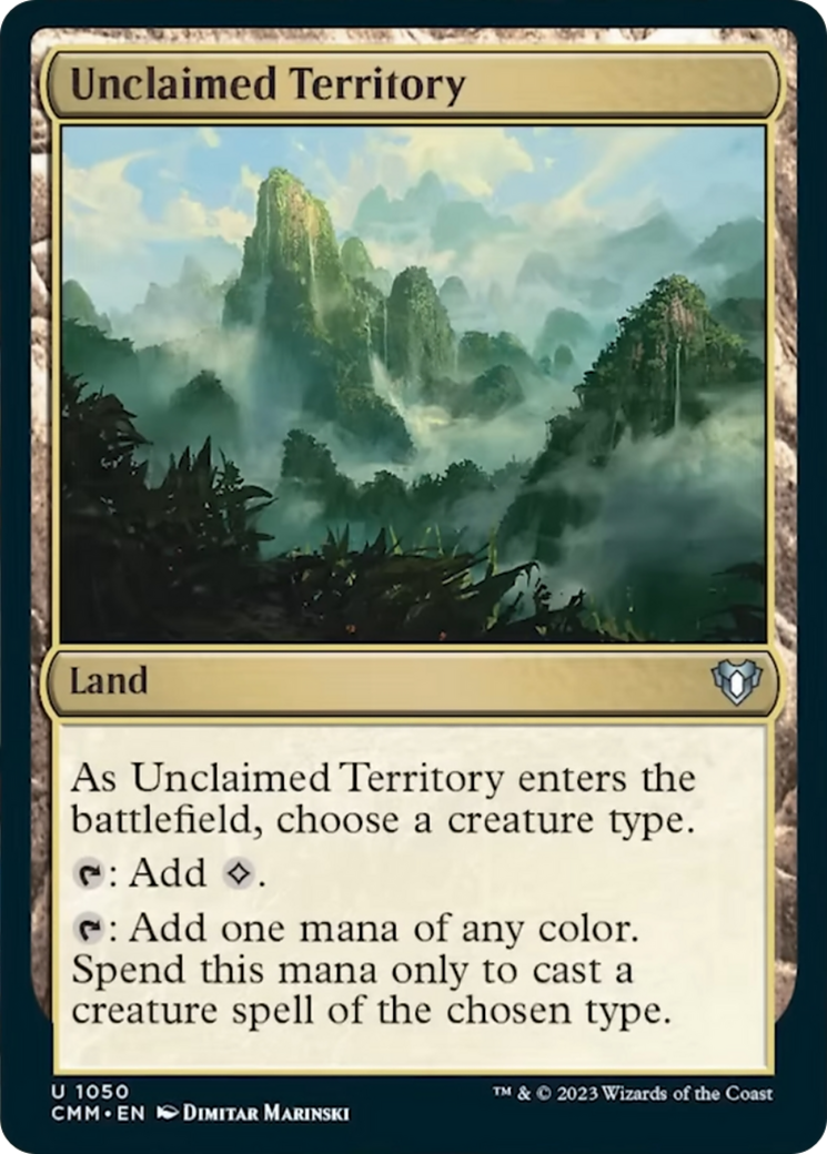 Unclaimed Territory [Commander Masters] | Silver Goblin
