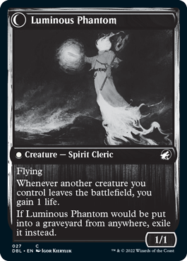 Lunarch Veteran // Luminous Phantom [Innistrad: Double Feature] Foil