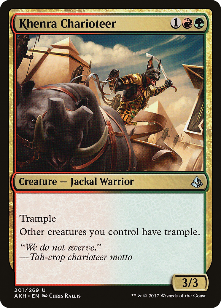 Khenra Charioteer (201) Foil - Amonkhet