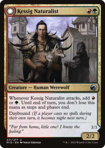 Kessig Naturalist // Lord of the Ulvenwald [Innistrad: Midnight Hunt] Foil