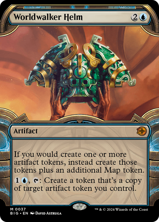 Worldwalker Helm (Showcase) [Outlaws of Thunder Junction: The Big Score] Foil