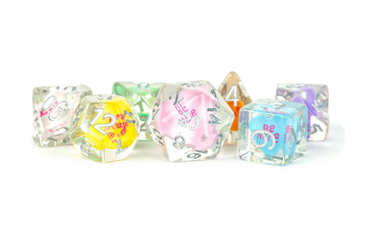 FanRoll Love Resin Poly Dice Set