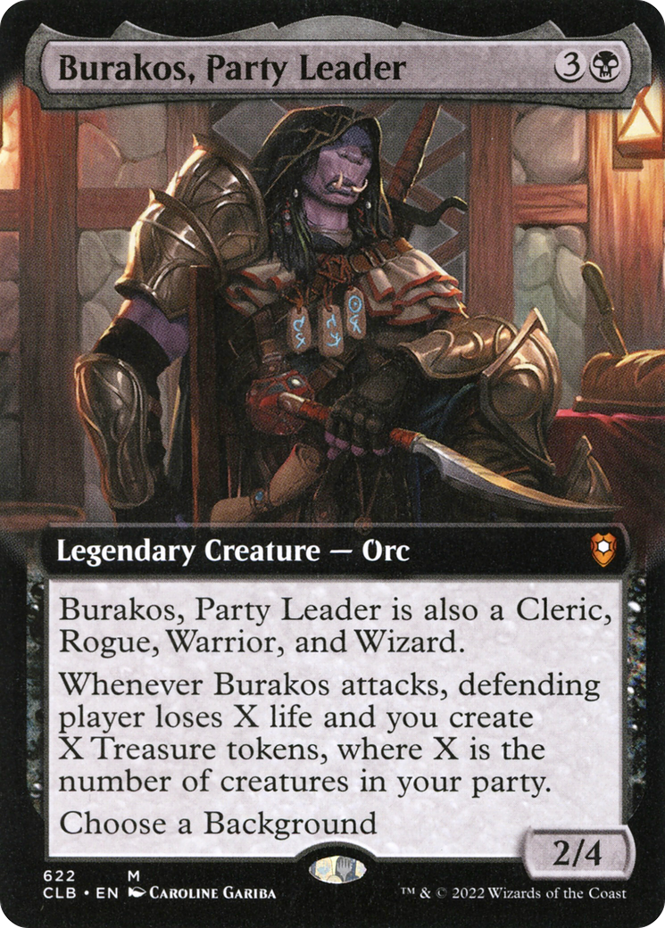 Burakos, Party Leader (Extended Art) [Commander Legends: Battle for Baldur's Gate]