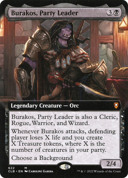 Burakos, Party Leader (Extended Art) [Commander Legends: Battle for Baldur's Gate]