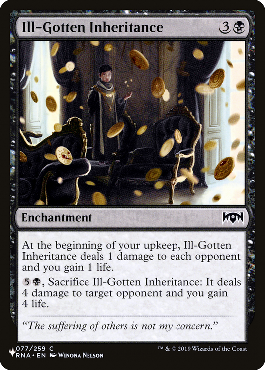 Ill-Gotten Inheritance (RNA-77)