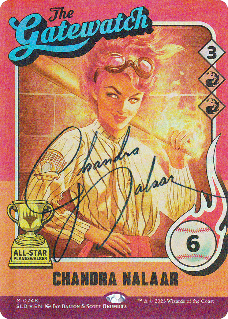 Chandra Nalaar (748) (Autographed) [Secret Lair Drop Series]