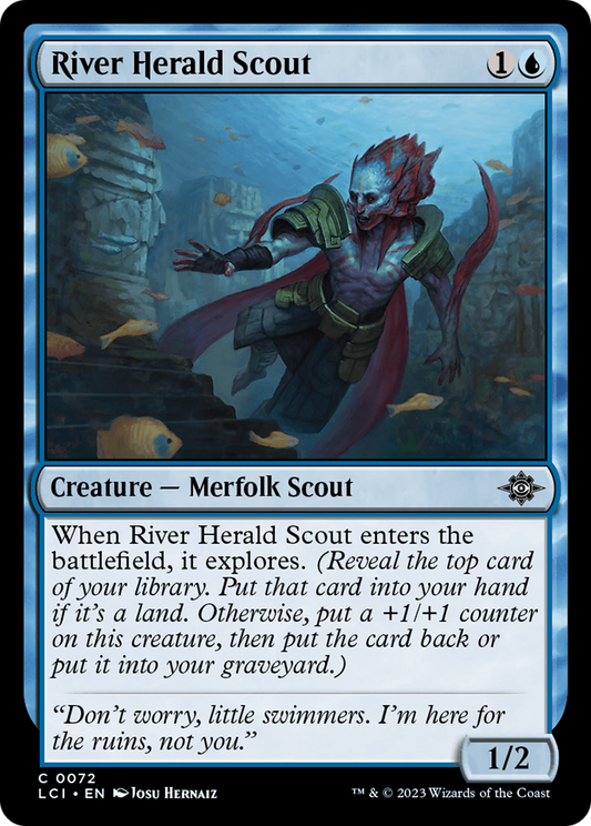River Herald Scout [The Lost Caverns of Ixalan] Foil