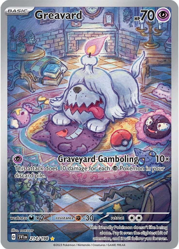 Greavard (214/198) [Scarlet & Violet: Base Set] | Silver Goblin