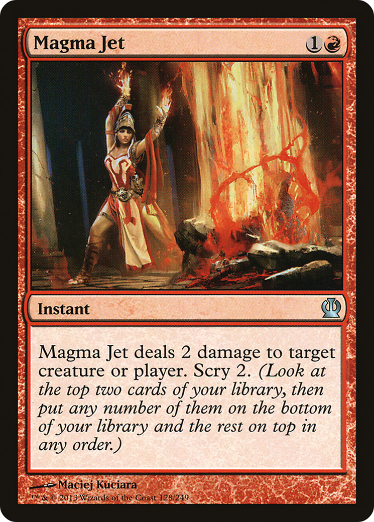 Magma Jet [Theros] Foil