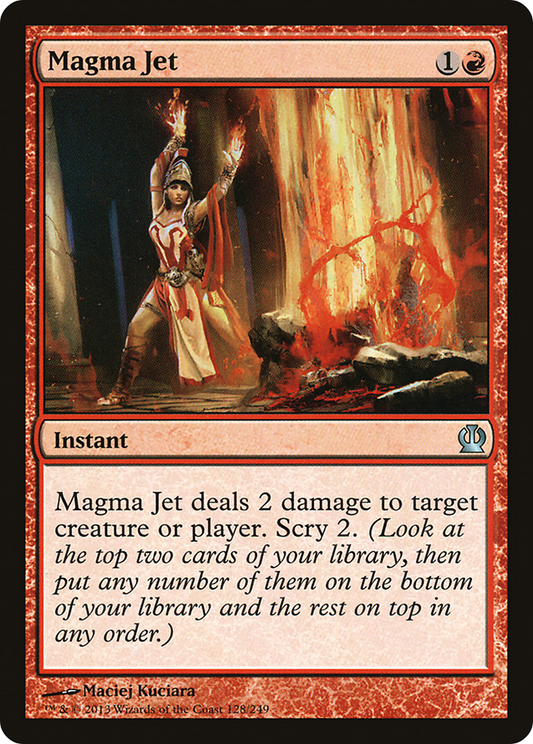 Magma Jet [Theros] Foil