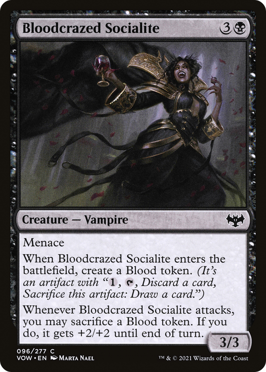 Bloodcrazed Socialite [Innistrad: Crimson Vow] Foil