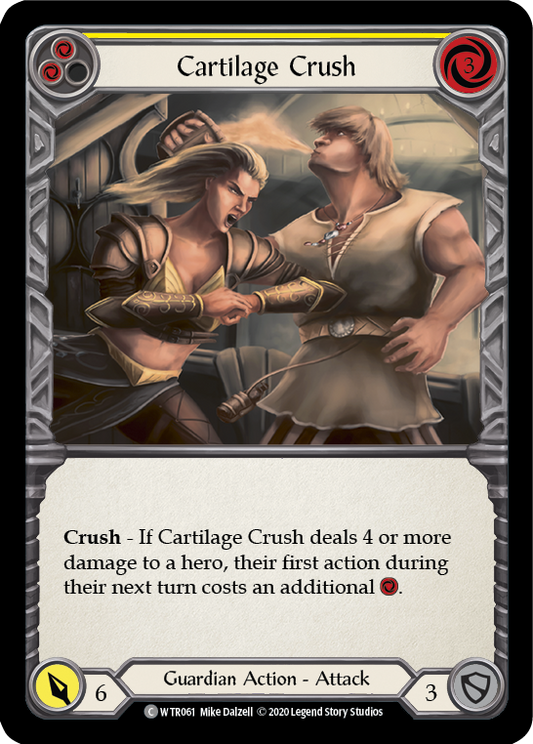 Cartilage Crush (Yellow) Unlimited Edition Rainbow Foil (WTR061) - Welcome to Rathe