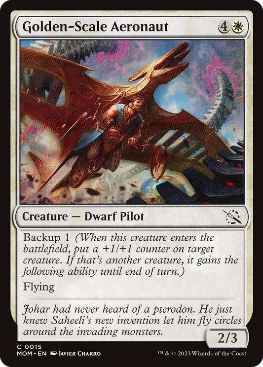 Golden-Scale Aeronaut [March of the Machine] Foil