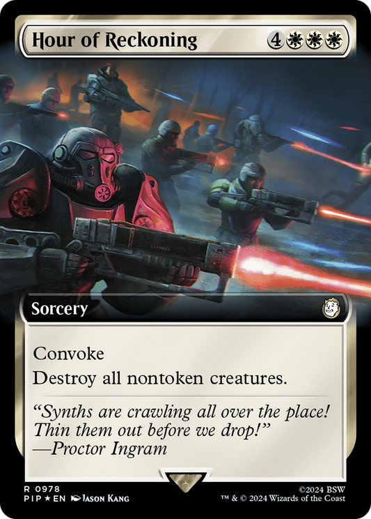 Hour of Reckoning: (Extended Art) Foil (978)