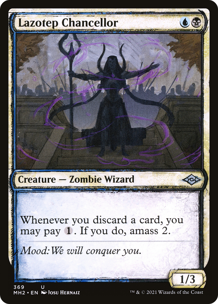 Lazotep Chancellor (Sketch) [Modern Horizons 2] | Silver Goblin