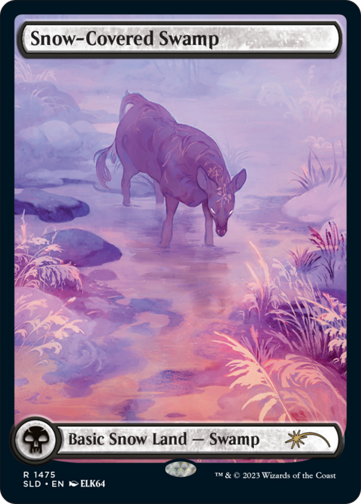 Snow-Covered Swamp (1475) (Rainbow Foil) [Secret Lair Drop Series] | Silver Goblin