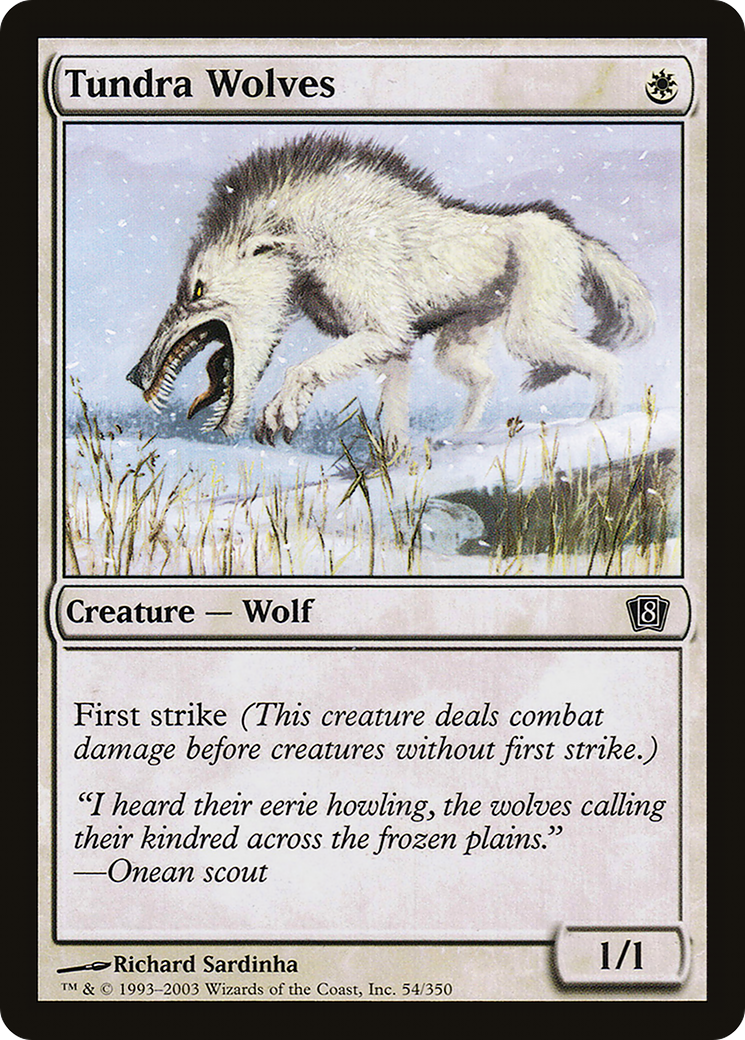 Tundra Wolves (054) Foil - Eighth Edition