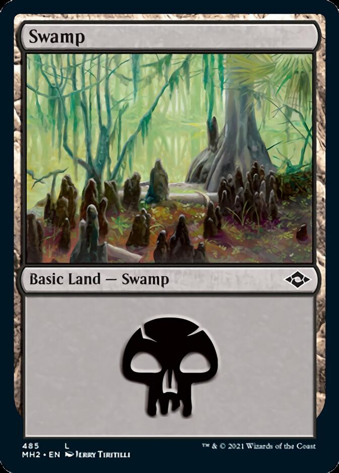 Swamp (485) [Modern Horizons 2] | Silver Goblin