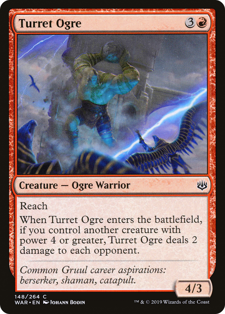 Turret Ogre (148) Foil - War of the Spark