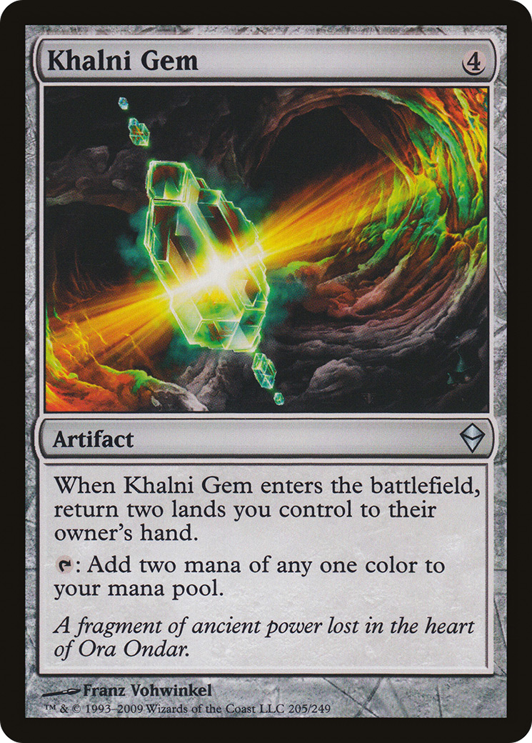Khalni Gem [Zendikar] Foil