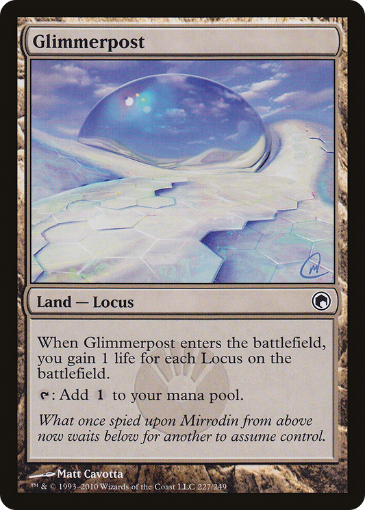 Glimmerpost [Scars of Mirrodin] Foil