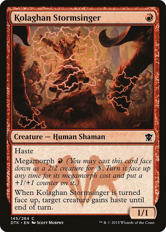 Kolaghan Stormsinger [Dragons of Tarkir] Foil