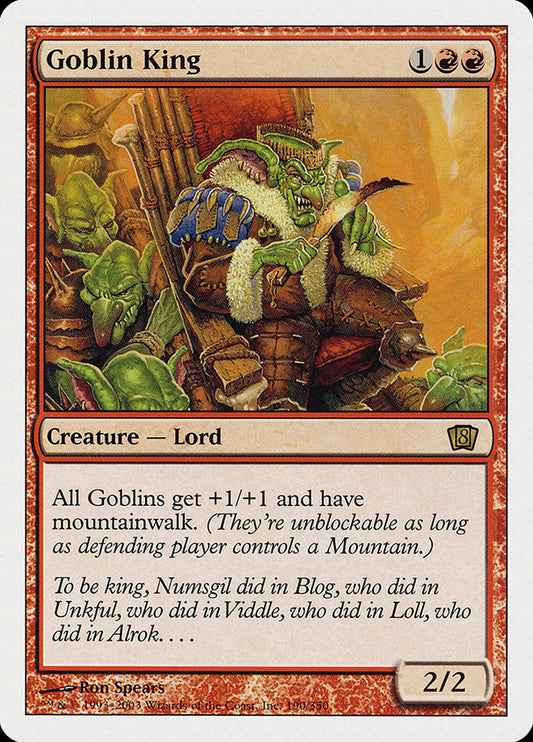 Goblin King [Eighth Edition] Foil