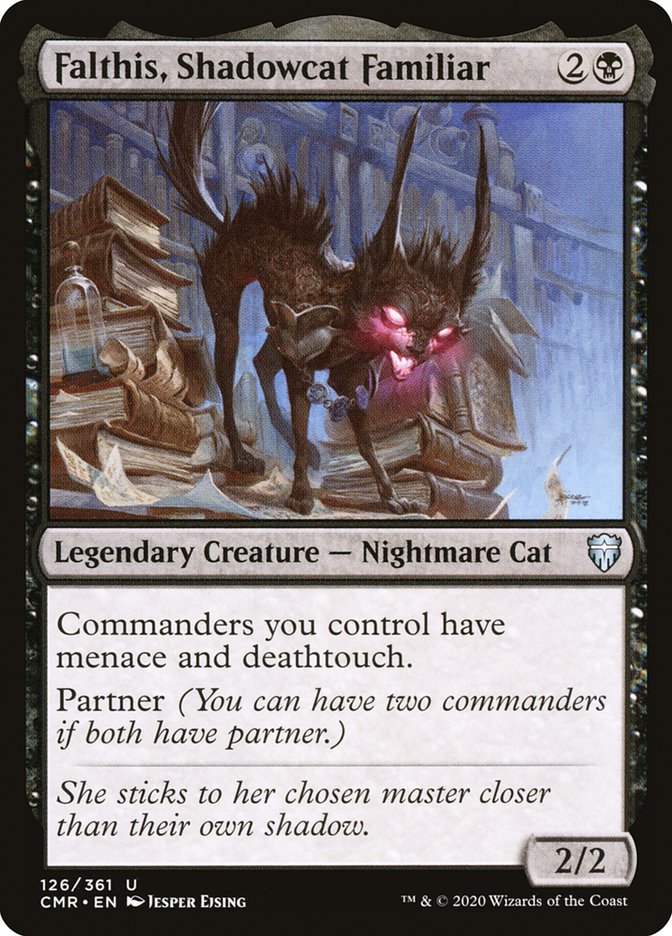 Falthis, Shadowcat Familiar [Commander Legends] | Silver Goblin