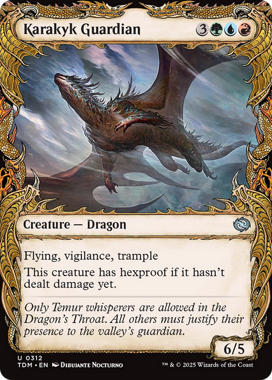Karakyk Guardian (Showcase) (312) Foil - Tarkir: Dragonstorm