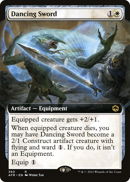 Dancing Sword (Extended Art) [Dungeons & Dragons: Adventures in the Forgotten Realms] Foil
