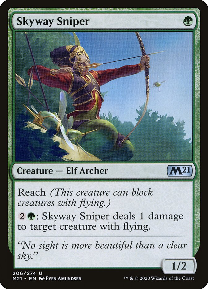 Skyway Sniper [Core Set 2021] | Silver Goblin