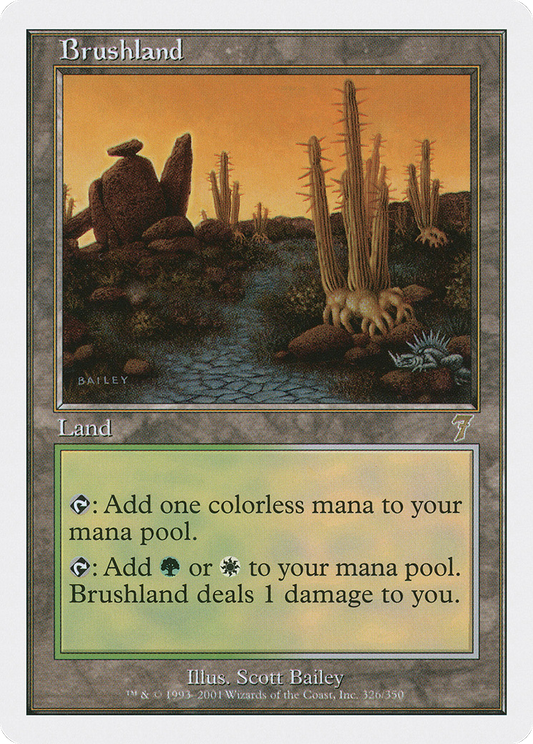 Brushland (326) Foil - Seventh Edition