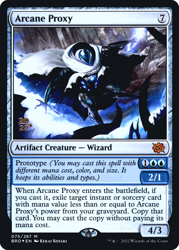 Arcane Proxy [The Brothers' War Prerelease Promos]